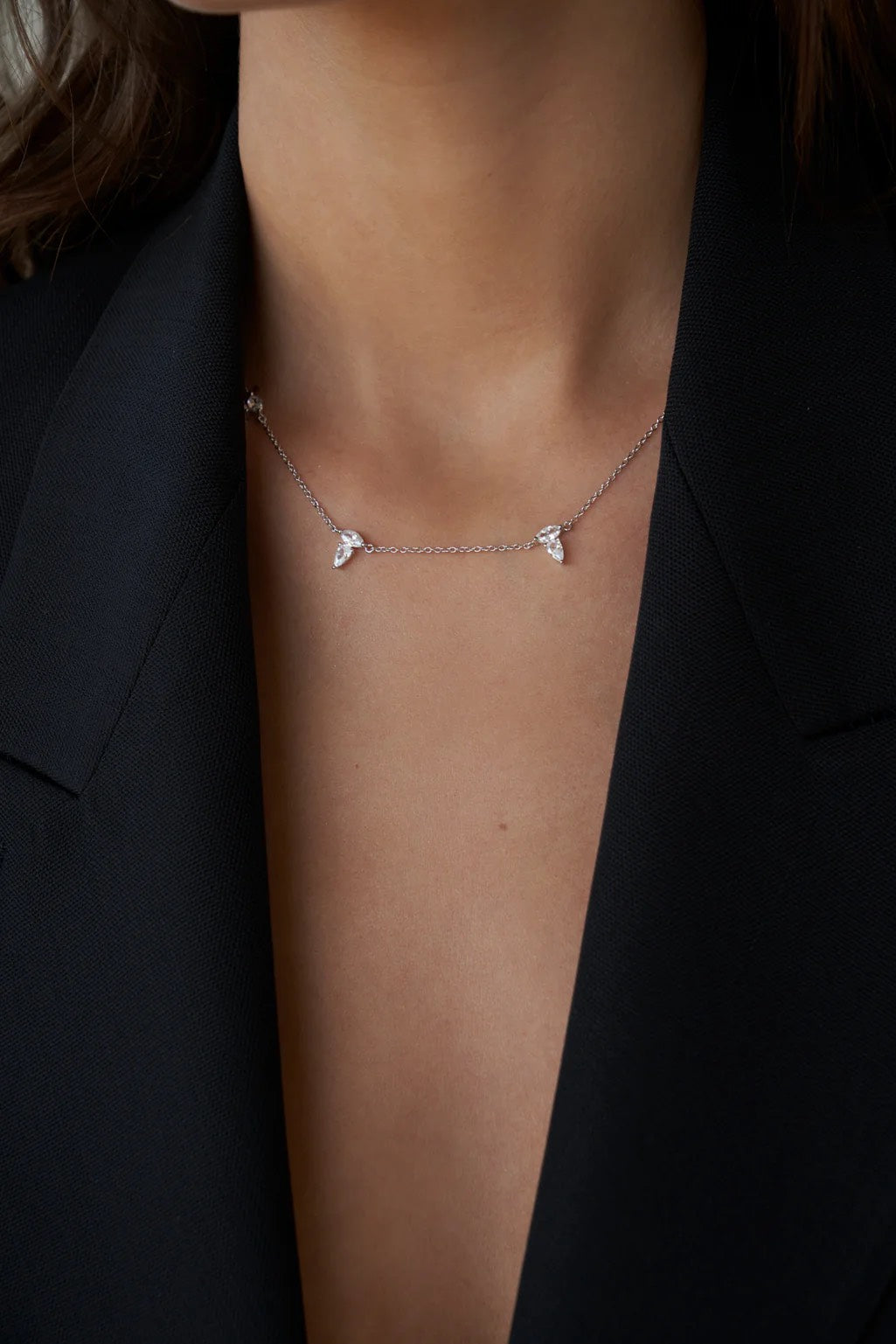 The Chloe Necklace in Silver