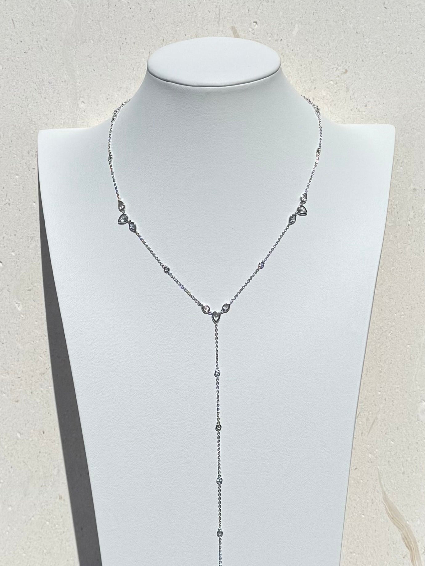 The Everleigh Lariat in Silver