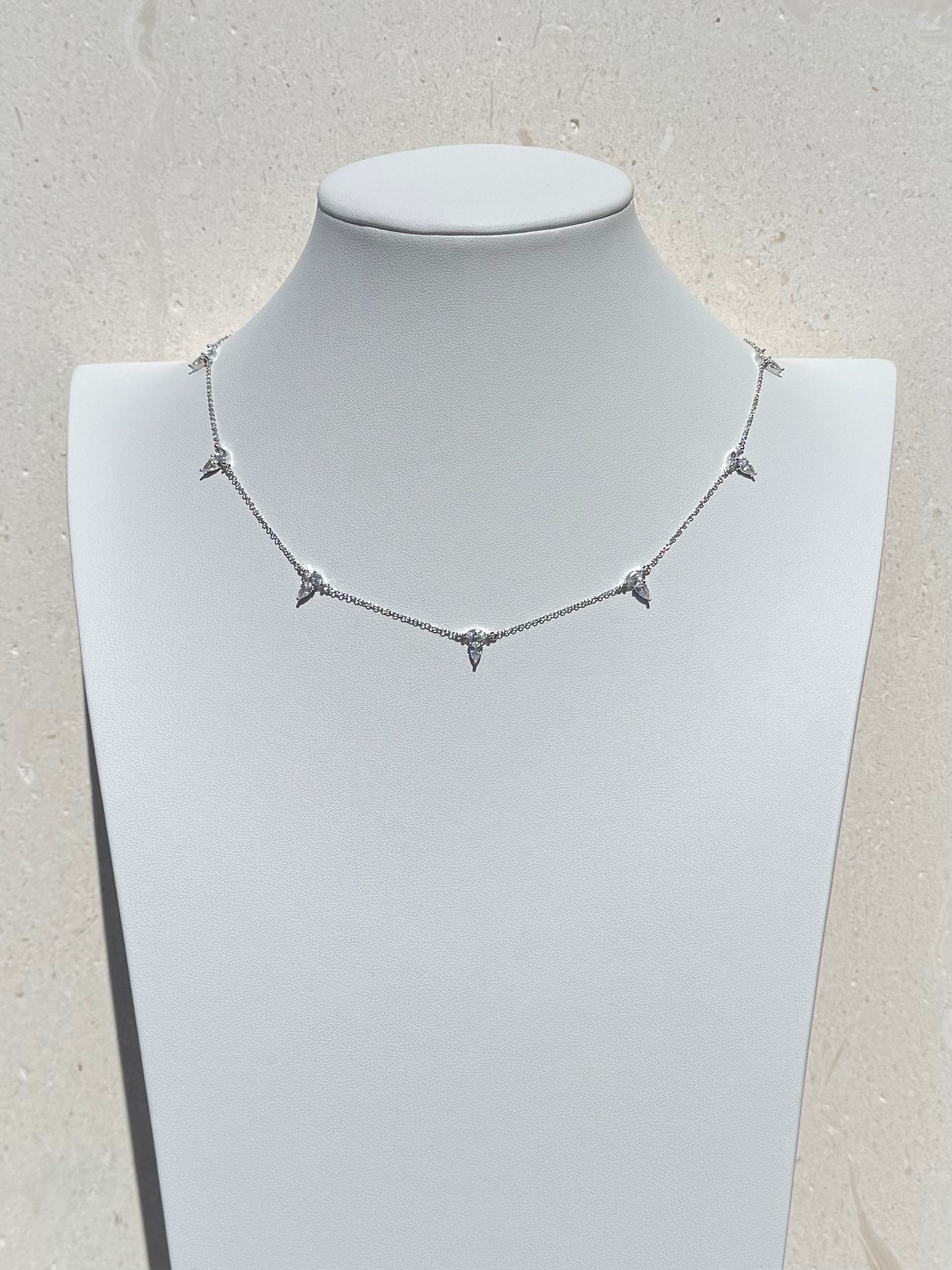The Chloe Necklace in Silver