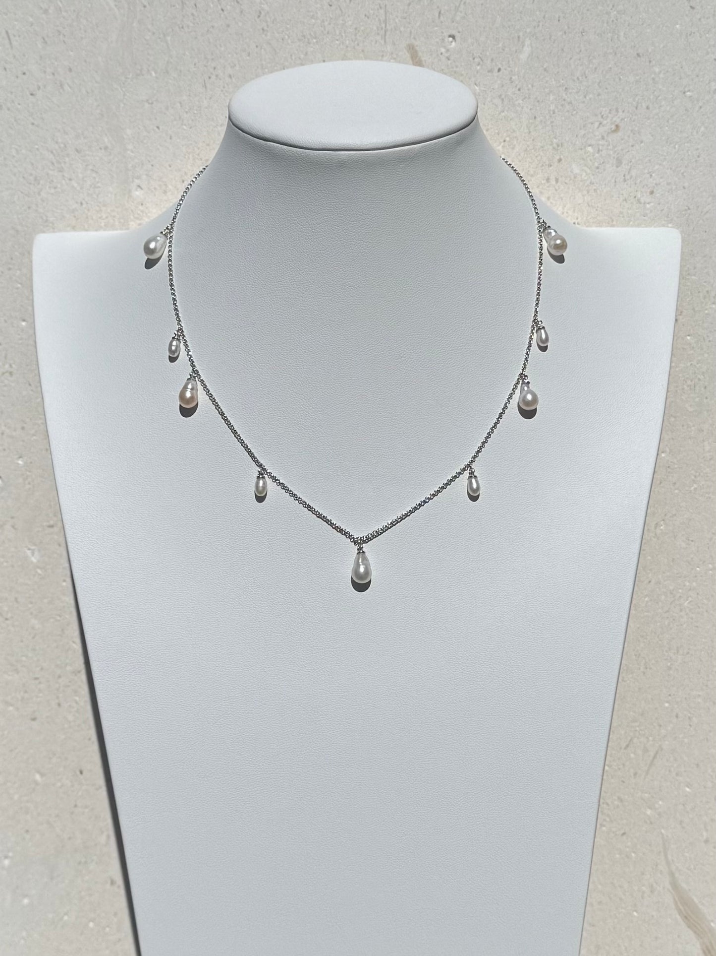 The Brigitte Necklace in Silver