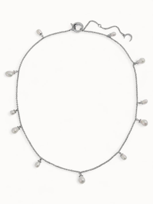 The Brigitte Necklace in Silver