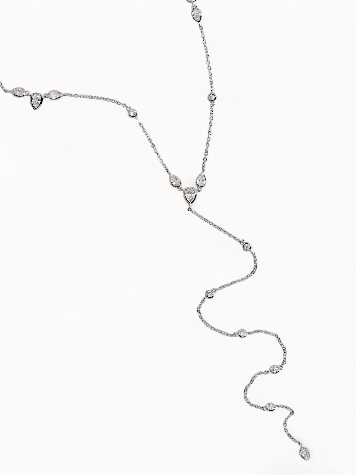 The Everleigh Lariat in Silver
