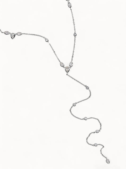 The Everleigh Lariat in Silver