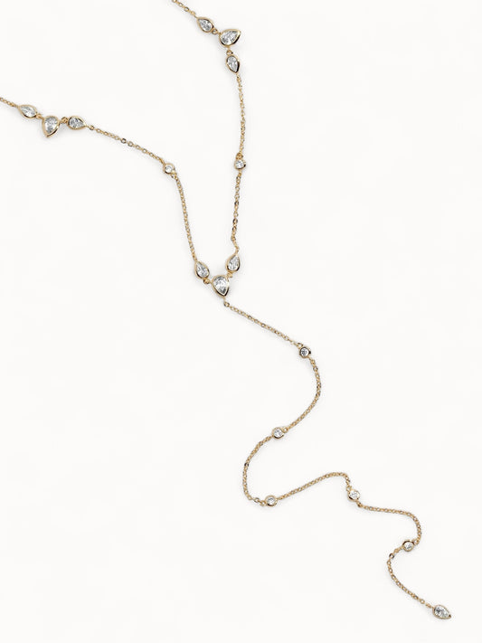 The Everleigh Lariat in Gold