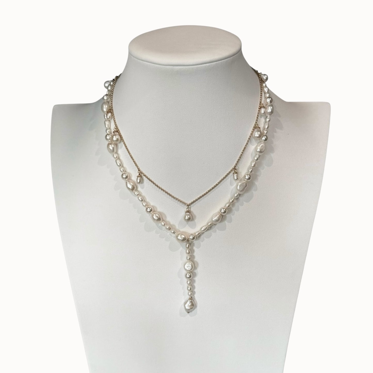 The Brigitte Necklace in Silver