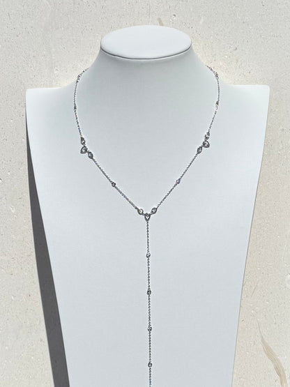 The Everleigh Lariat in Silver