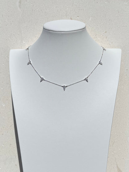 The Chloe Necklace in Silver