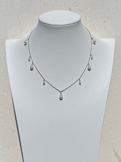 The Brigitte Necklace in Silver