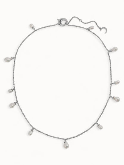 The Brigitte Necklace in Silver