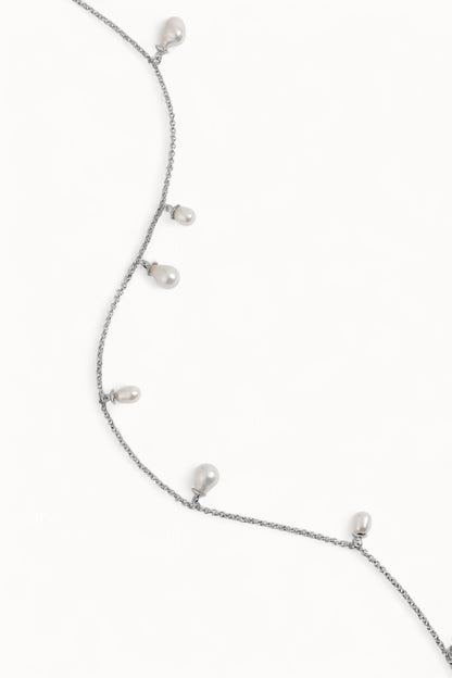 The Brigitte Necklace in Silver